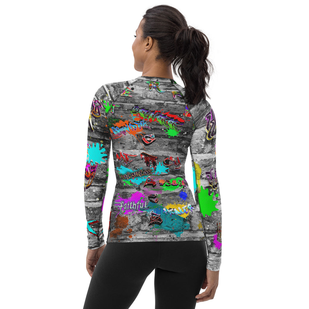 Jesus My Lord & King - Women's Rash Guard