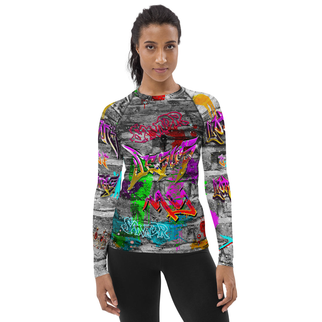 Jesus My Lord & King - Women's Rash Guard