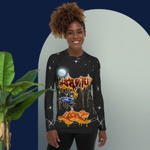 Load image into Gallery viewer, Worship the Lord in the Beauty of Holiness - Women&#39;s Rash Guard
