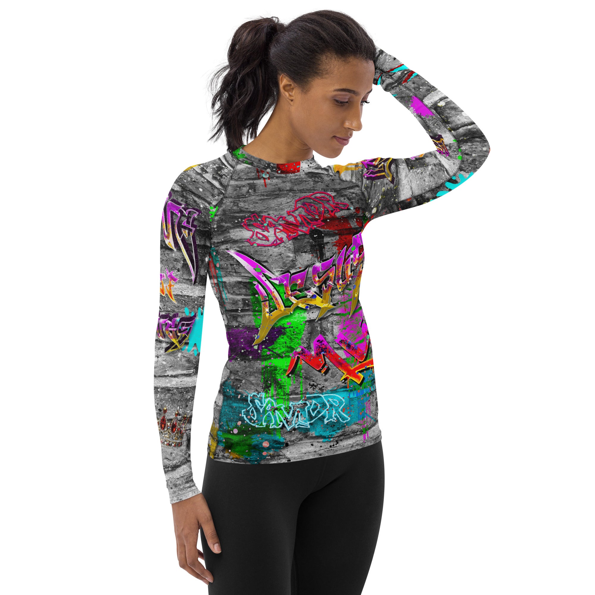 Jesus My Lord & King - Women's Rash Guard