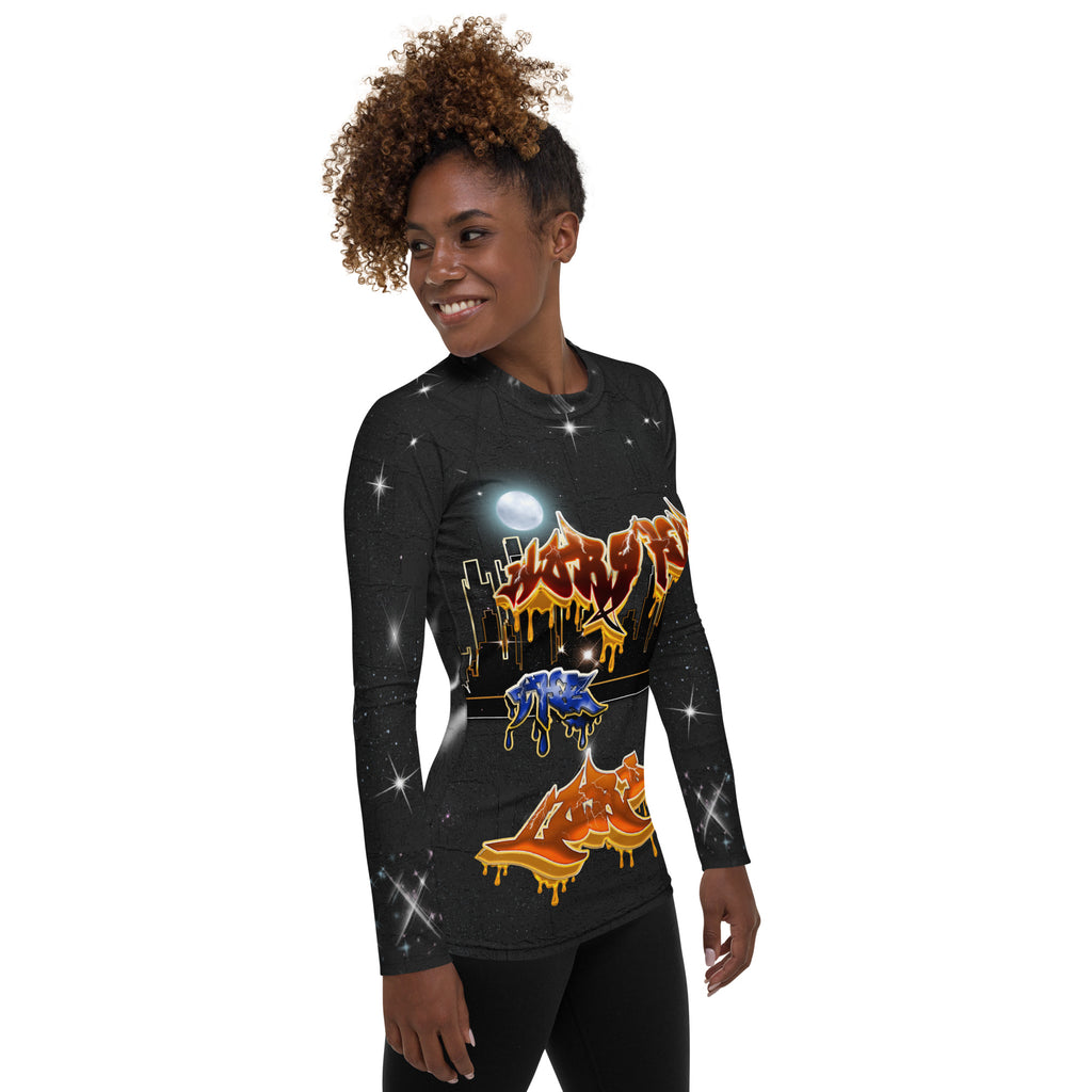 Worship the Lord in the Beauty of Holiness AOP - Women's Rash Guard