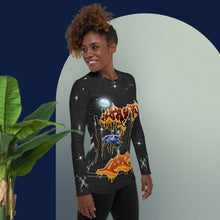 Load image into Gallery viewer, Worship the Lord in the Beauty of Holiness - Women&#39;s Rash Guard
