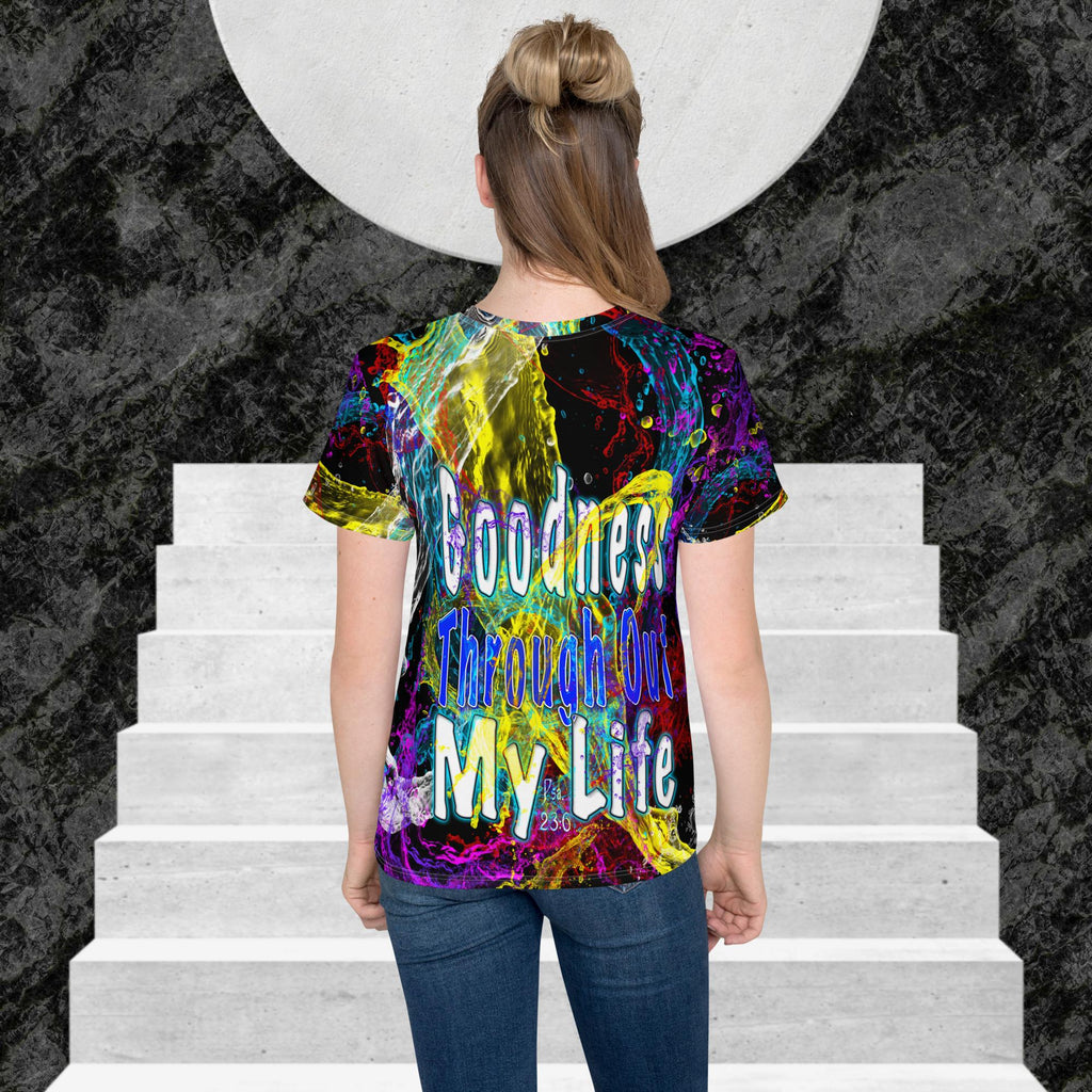 I See Evidence of God's Goodness Ps. 23:6 - Youth crew neck t-shirt