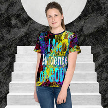 Load image into Gallery viewer, I See Evidence of God&#39;s Goodness Ps. 23:6 - Youth crew neck t-shirt
