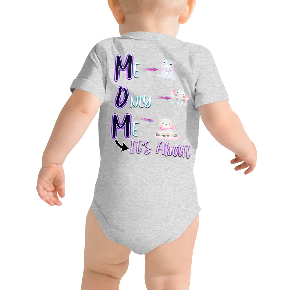 MOM - It's All About Me - Baby short sleeve one piece