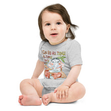 Load image into Gallery viewer, I Can Do All Things Philip 4:13 - Baby short sleeve one piece
