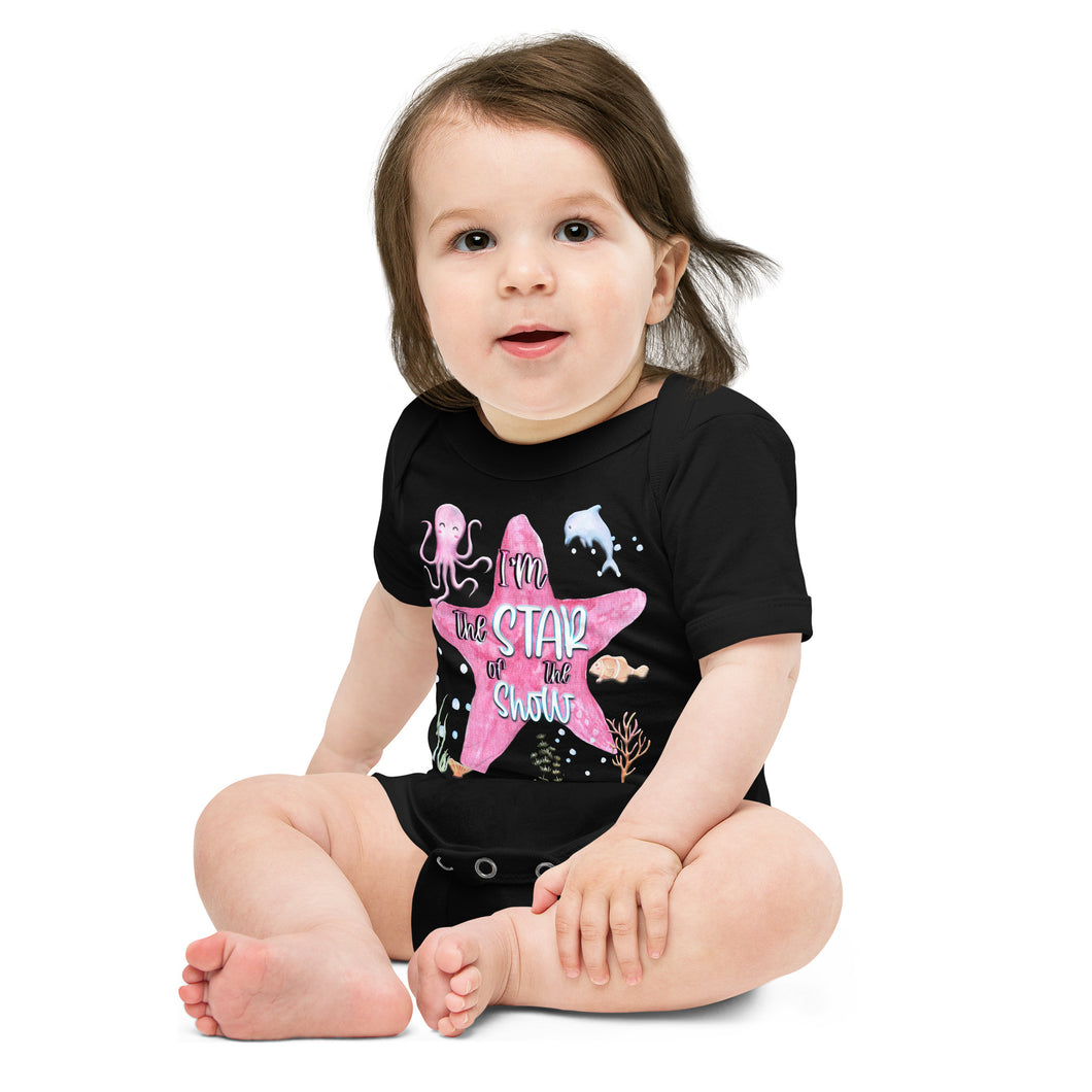 I'm the Star of the Show - Baby short sleeve one piece