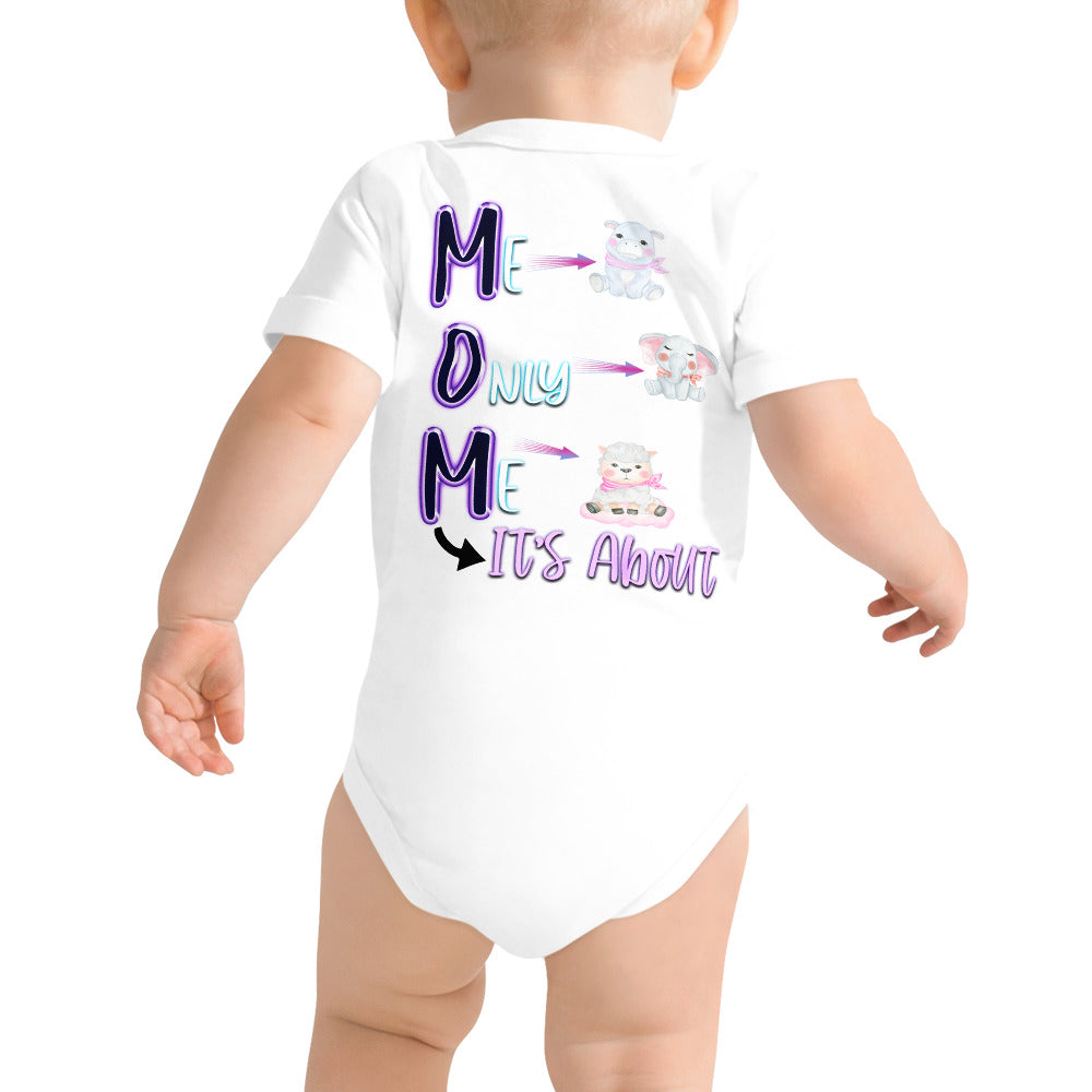 MOM - It's All About Me - Baby short sleeve one piece