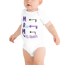 Load image into Gallery viewer, MOM - It&#39;s About Me ONLY Me - Baby short sleeve one piece
