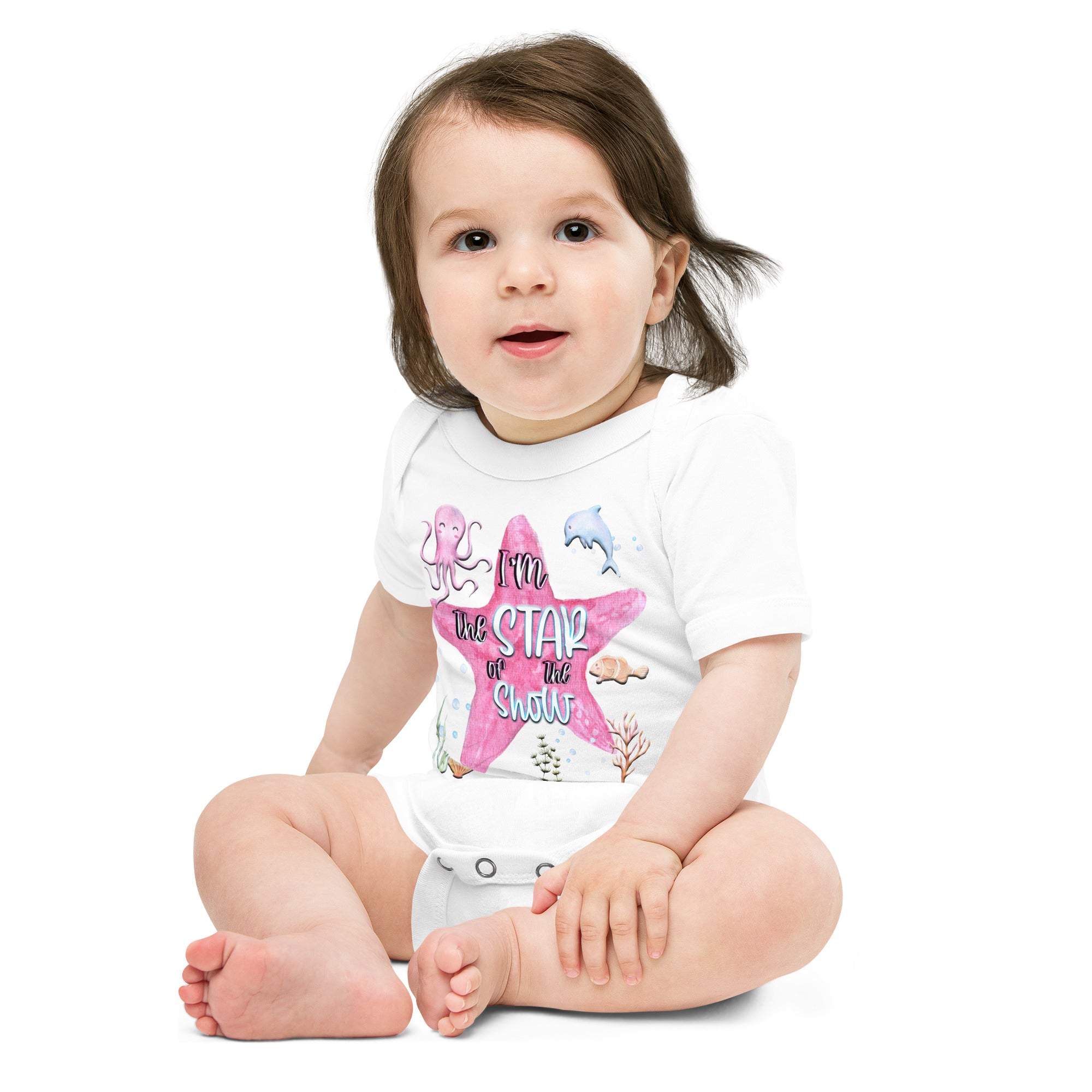 I'm the Star of the Show - Baby short sleeve one piece