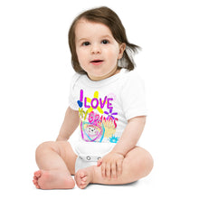 Load image into Gallery viewer, I Love My Grands - Baby short sleeve one piece
