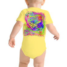 Load image into Gallery viewer, I Love My Grands Graffiti - Baby short sleeve one piece
