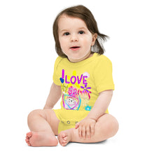 Load image into Gallery viewer, I Love My Grands - Baby short sleeve one piece
