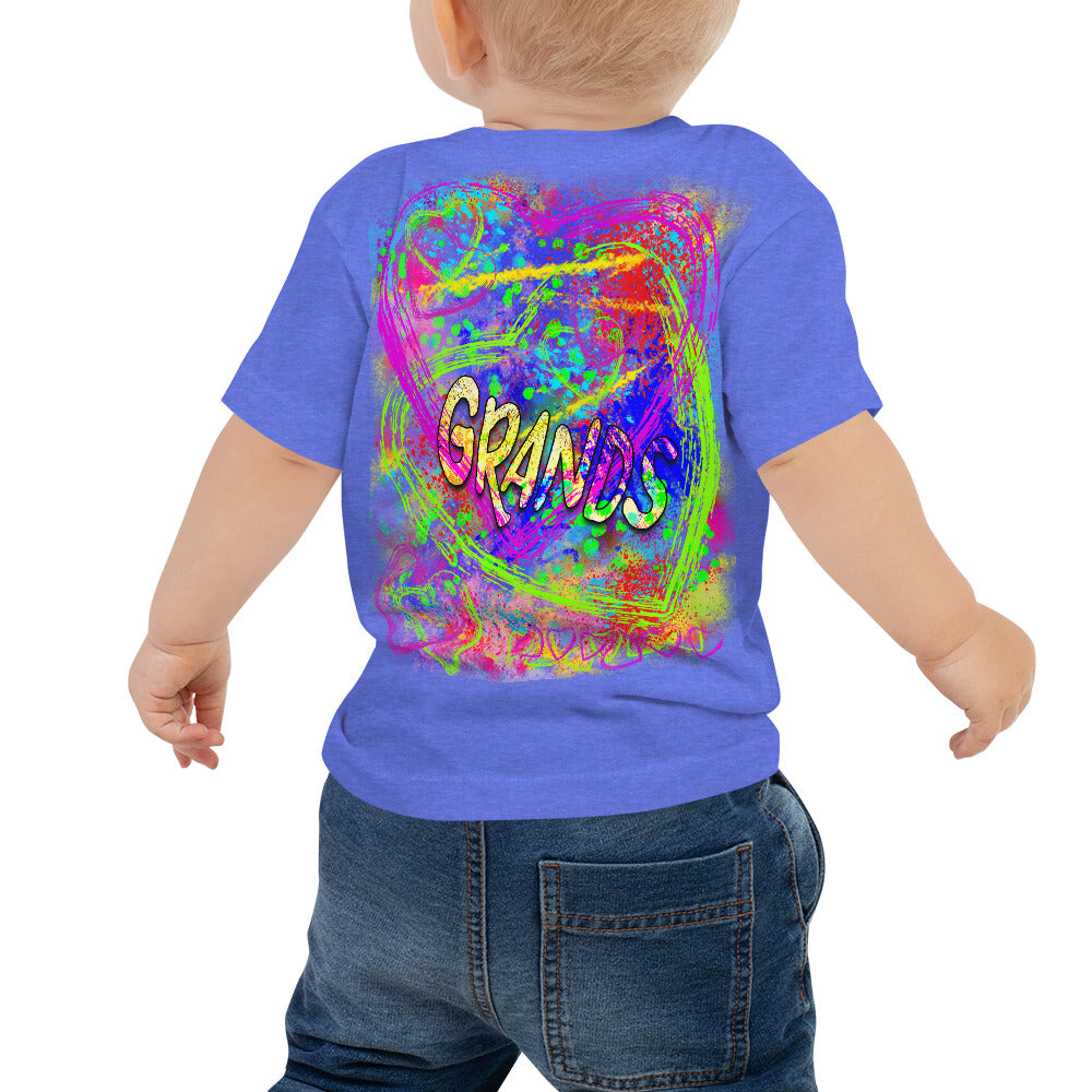 I Love My Grands (Baby Jersey Short Sleeve Tee)