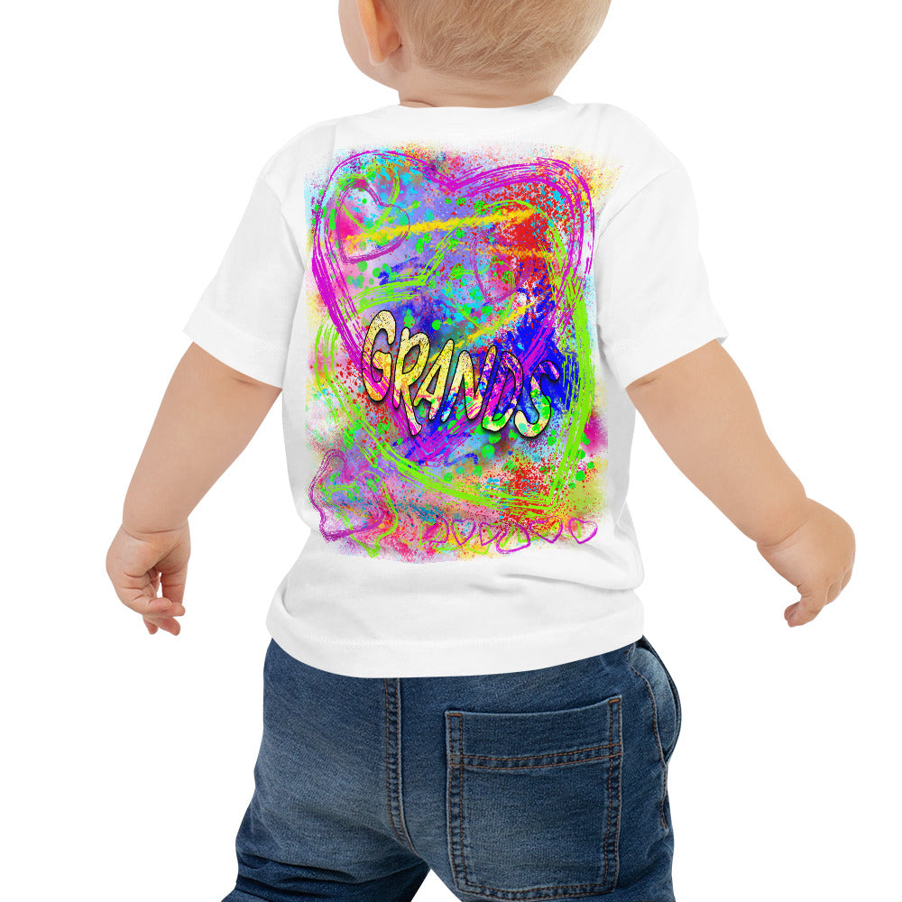 I Love My Grands (Baby Jersey Short Sleeve Tee)