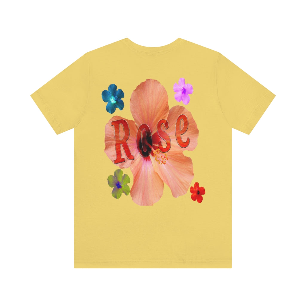 JESUS the Bread of Life & Rose - Unisex Jersey Short Sleeve Tee