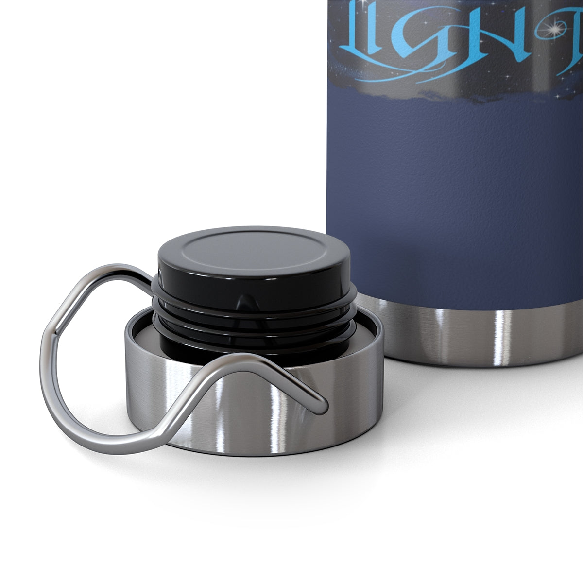 Big God said Let There Be Light & I Belong to JESUS (22oz Vacuum Insulated Bottle)