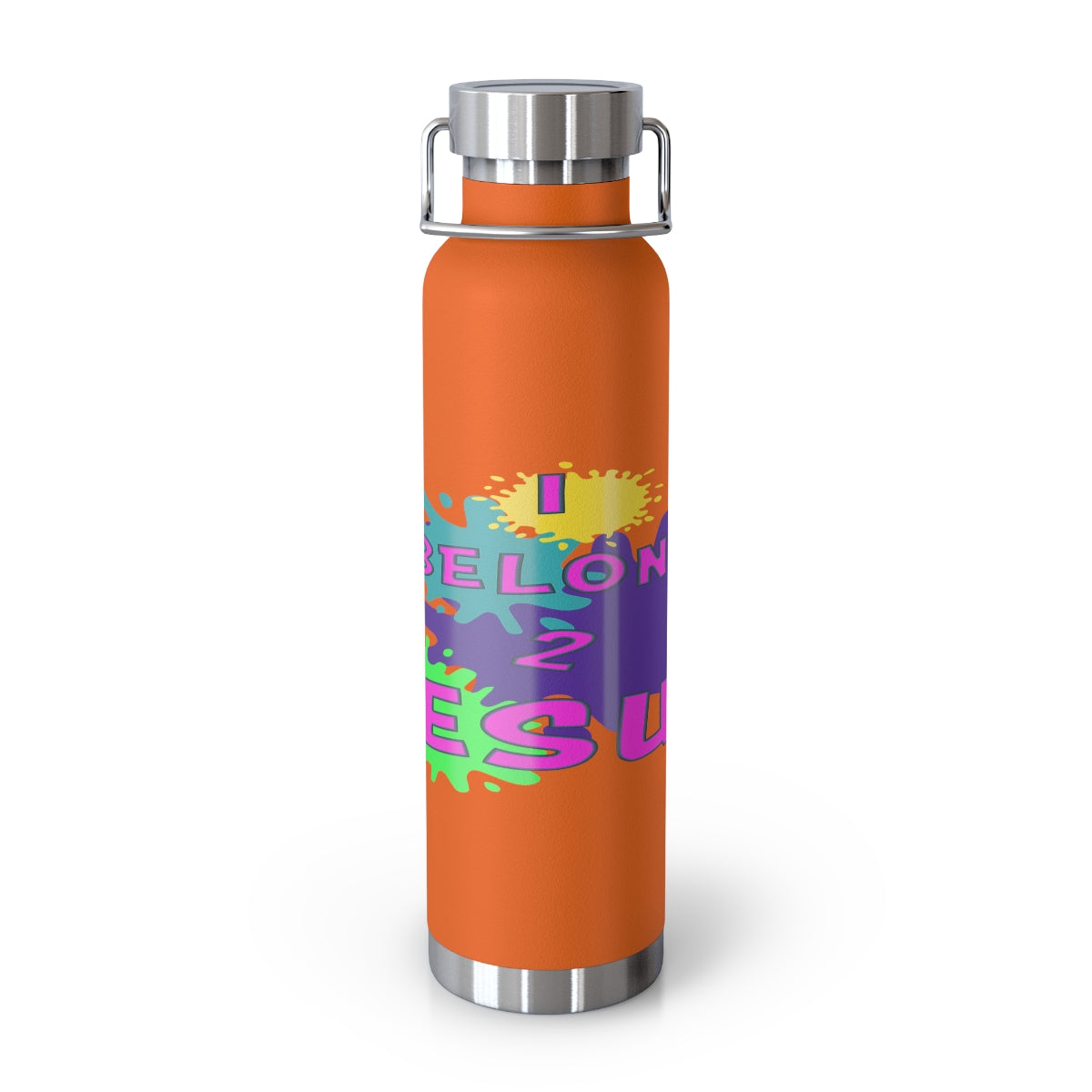 Big God said Let There Be Light & I Belong to JESUS (22oz Vacuum Insulated Bottle)