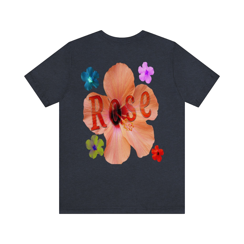 JESUS the Bread of Life & Rose - Unisex Jersey Short Sleeve Tee