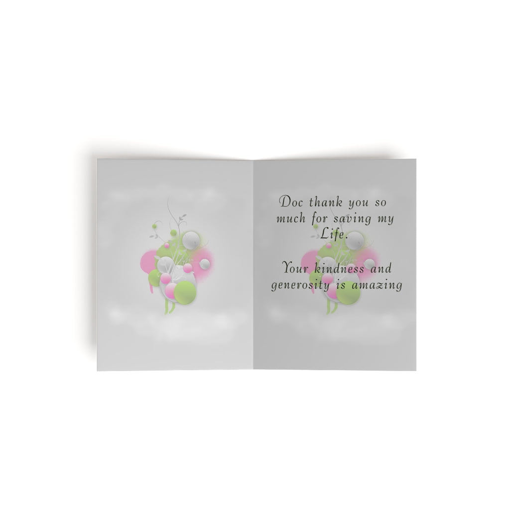 Thank You Doc - Greeting cards (8, 16, and 24 pcs)