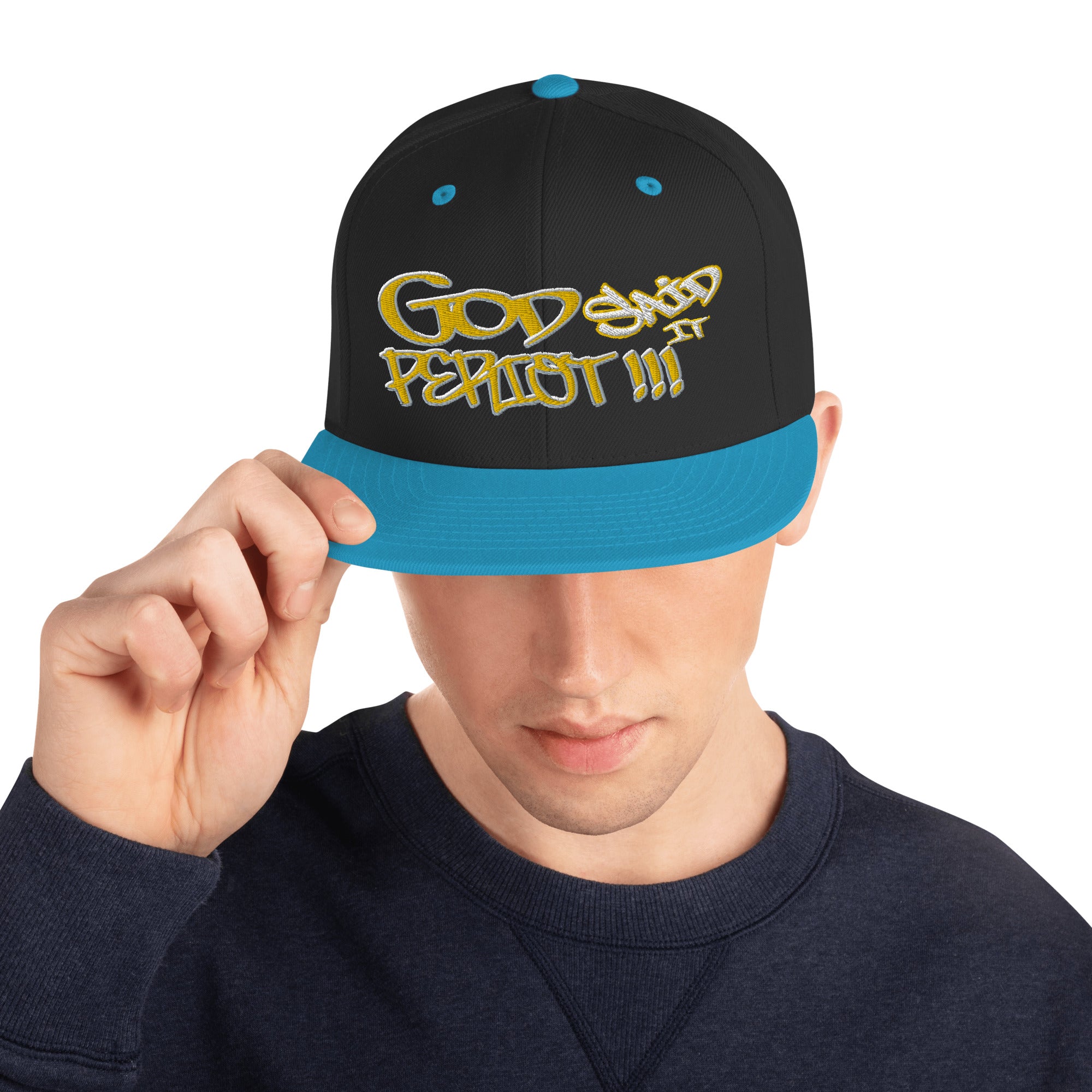 GOD Said it PERIODT!!! - Snapback Cap/ Hat YUPOONG 5089M