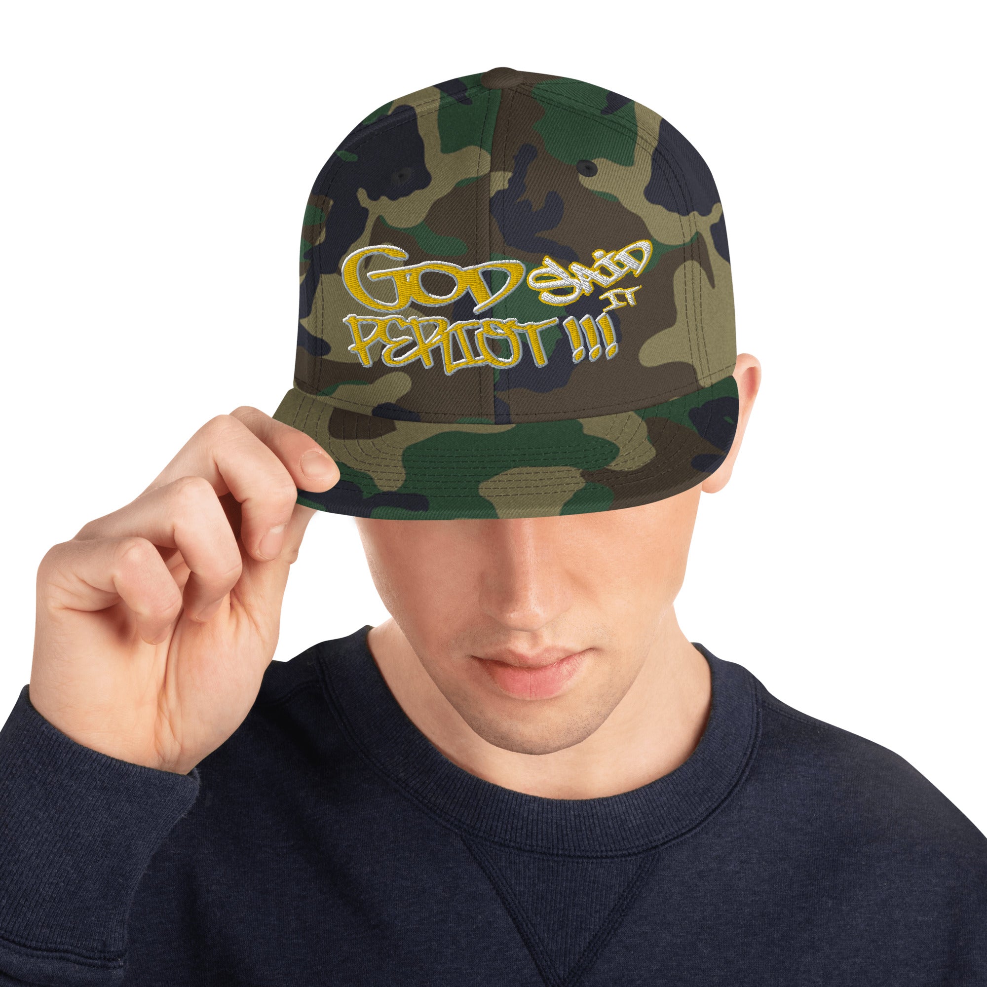 GOD Said it PERIODT!!! - Snapback Cap/ Hat YUPOONG 5089M