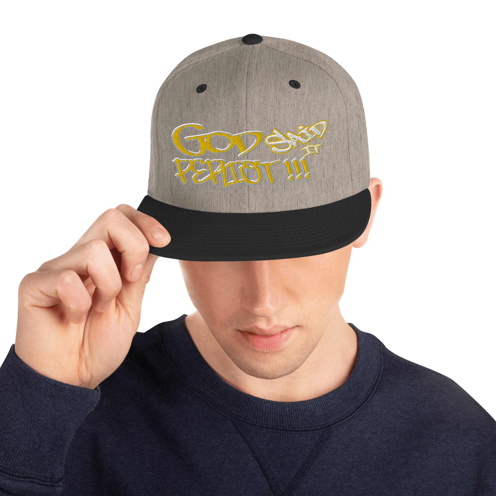 GOD Said it PERIODT!!! - Snapback Cap/ Hat YUPOONG 5089M