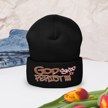 Load image into Gallery viewer, GOD Said It PERIODT!!! - Cuffed Beanie
