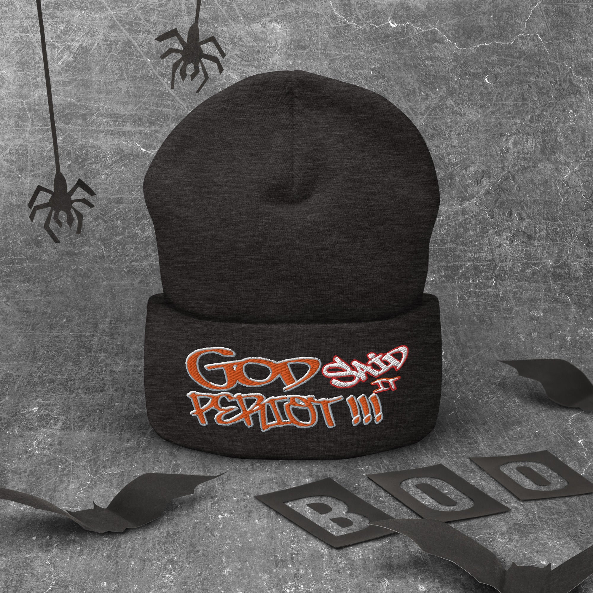 GOD Said It PERIODT!!! - Cuffed Beanie
