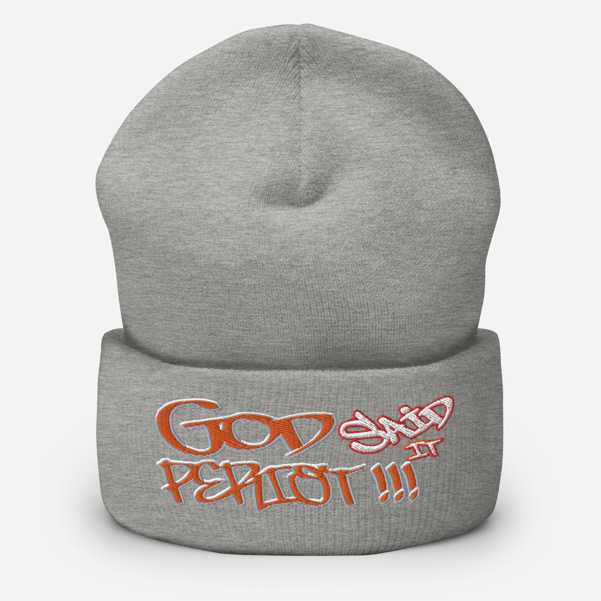 God Said It PERIODT!!! - Cuffed Beanie
