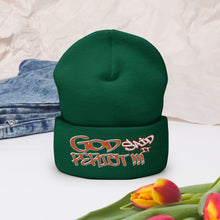 Load image into Gallery viewer, GOD Said It PERIODT!!! - Cuffed Beanie
