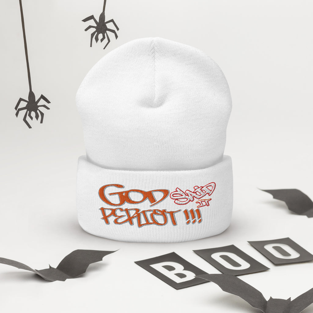 GOD Said It PERIODT!!! - Cuffed Beanie