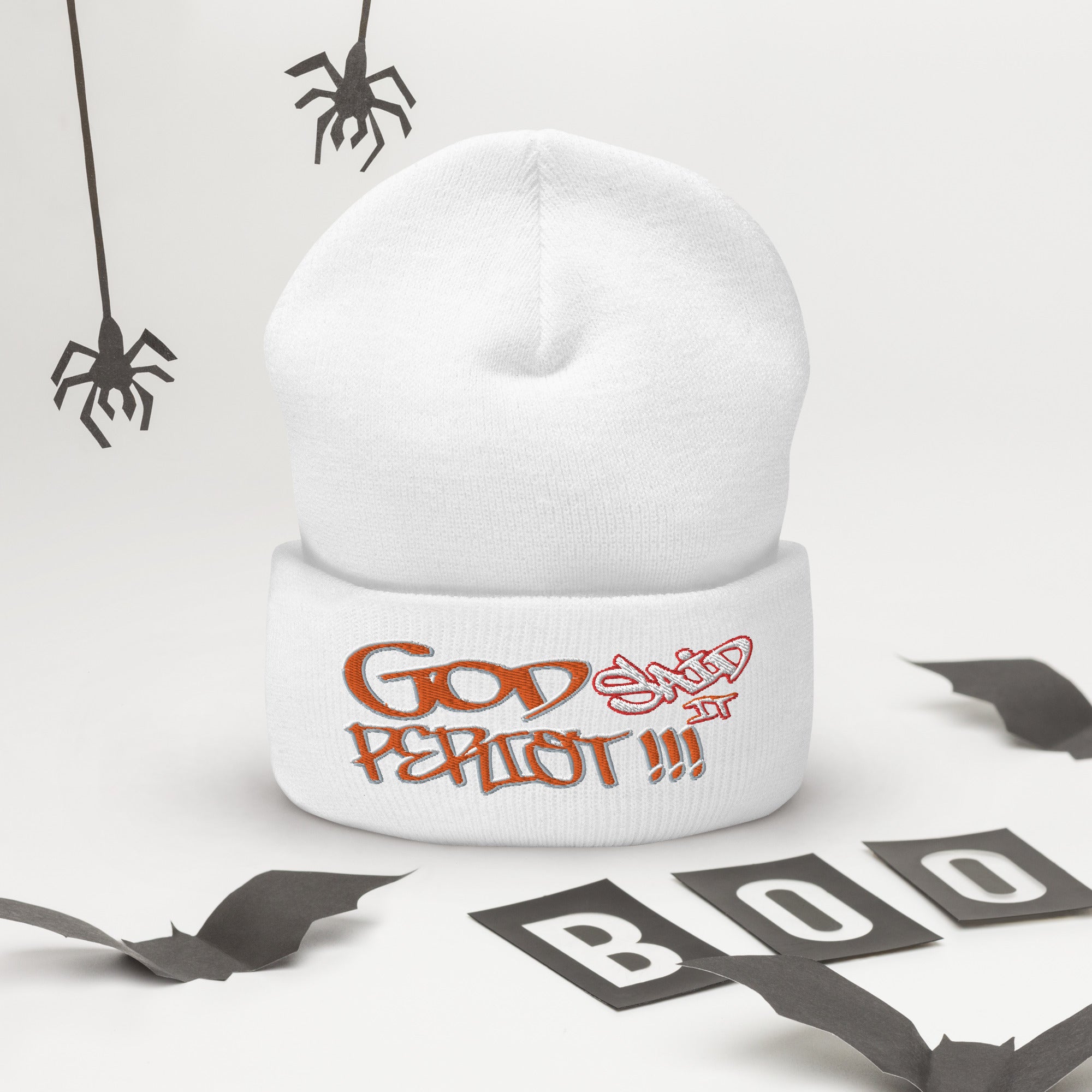 GOD Said It PERIODT!!! - Cuffed Beanie