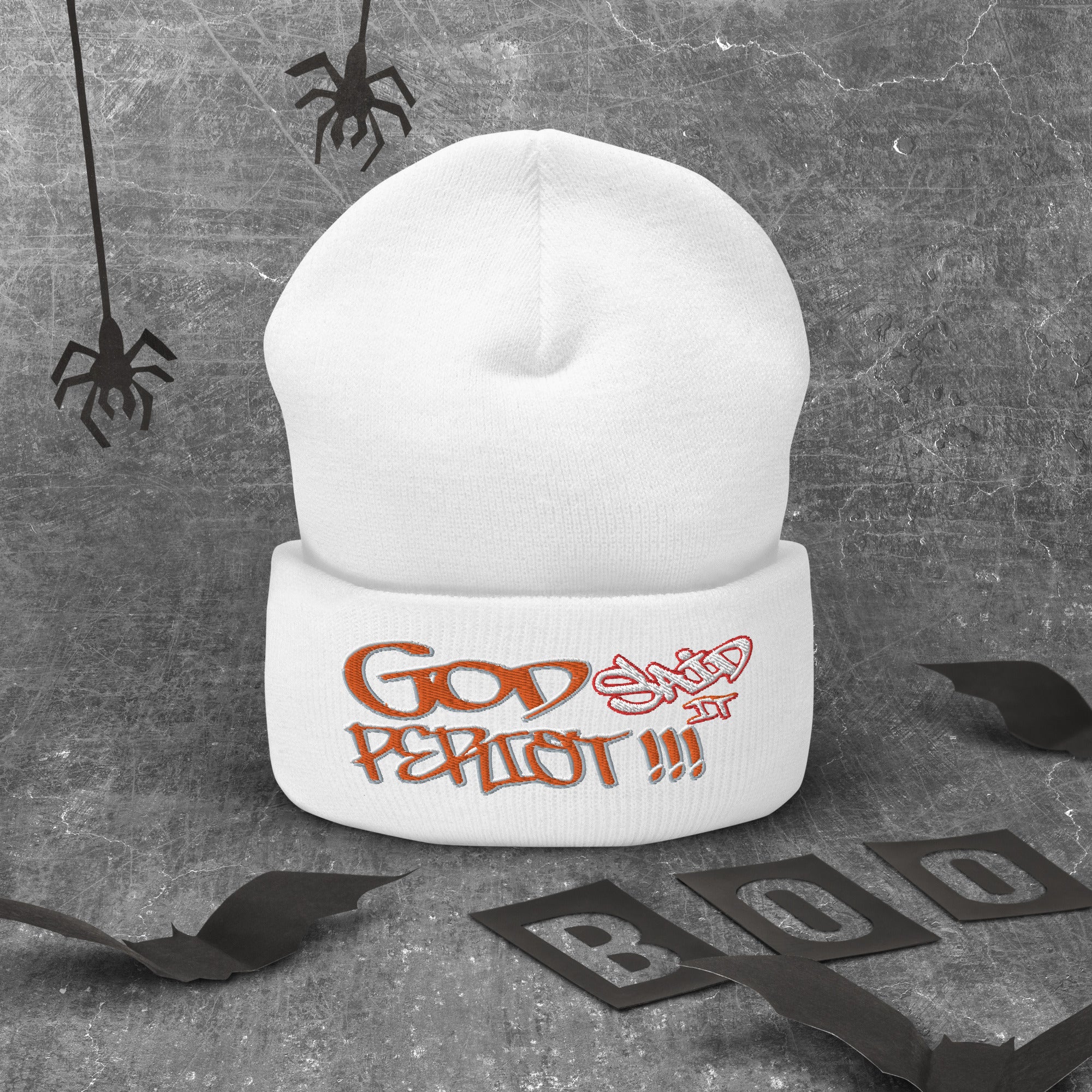 GOD Said It PERIODT!!! - Cuffed Beanie