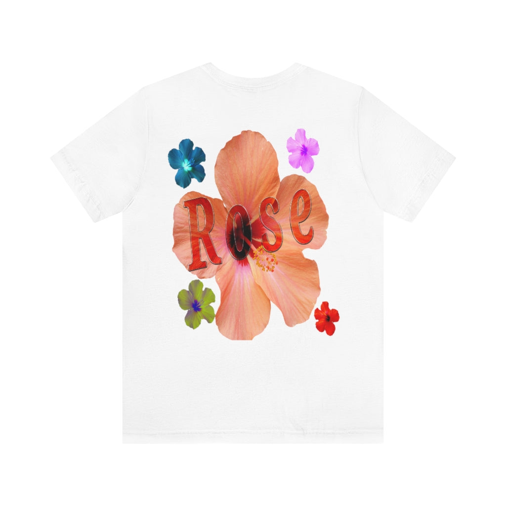 JESUS the Bread of Life & Rose - Unisex Jersey Short Sleeve Tee