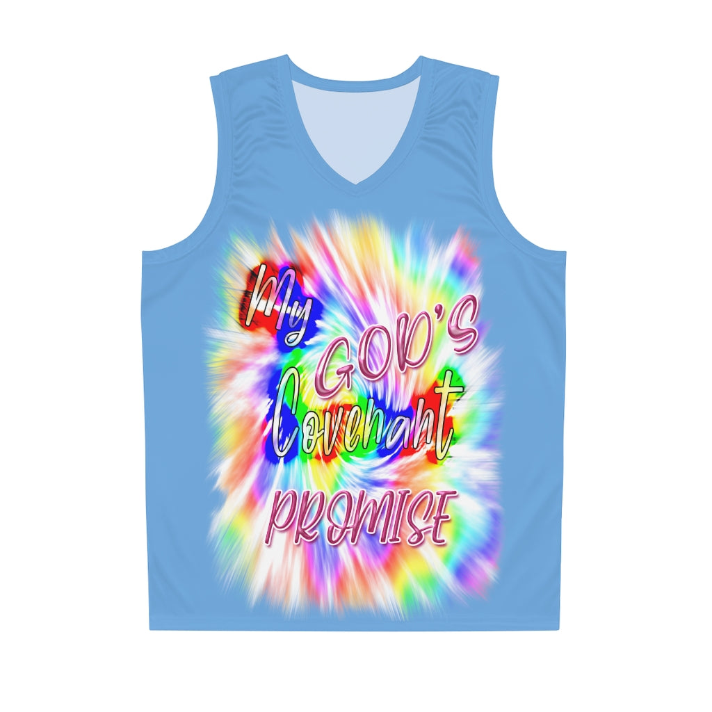 My God's Covenant Promise Gen 19;13 - Basketball Jersey