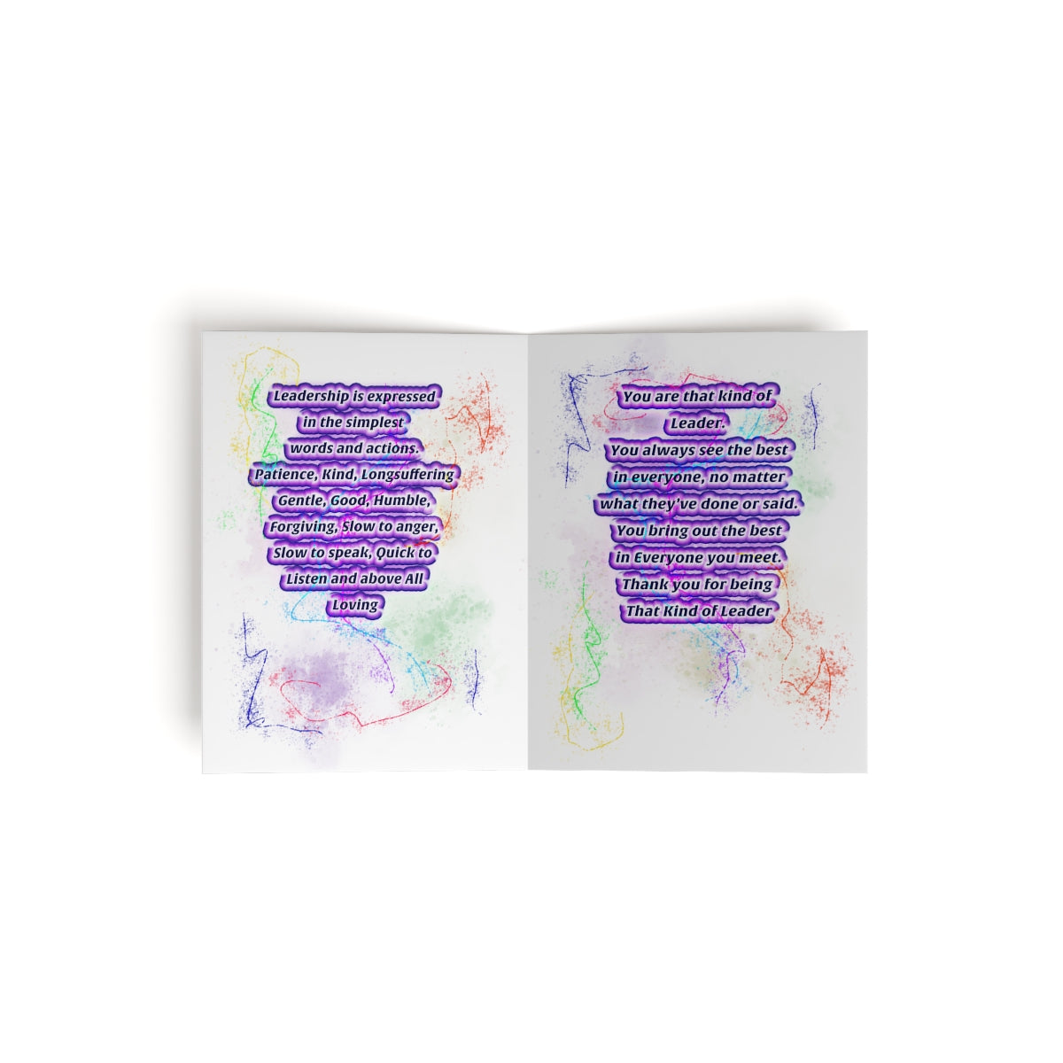 LEADERSHIP - Greeting cards (8, 16, and 24 pcs)