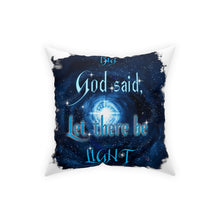 Load image into Gallery viewer, Big God Said Let There Be Light - Bang Light (Broadcloth Pillow)
