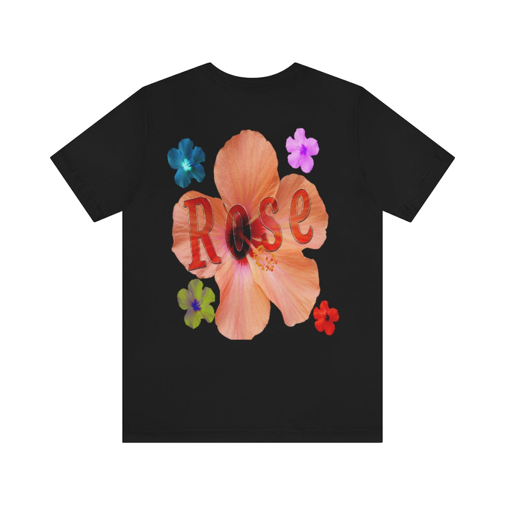JESUS the Bread of Life & Rose - Unisex Jersey Short Sleeve Tee