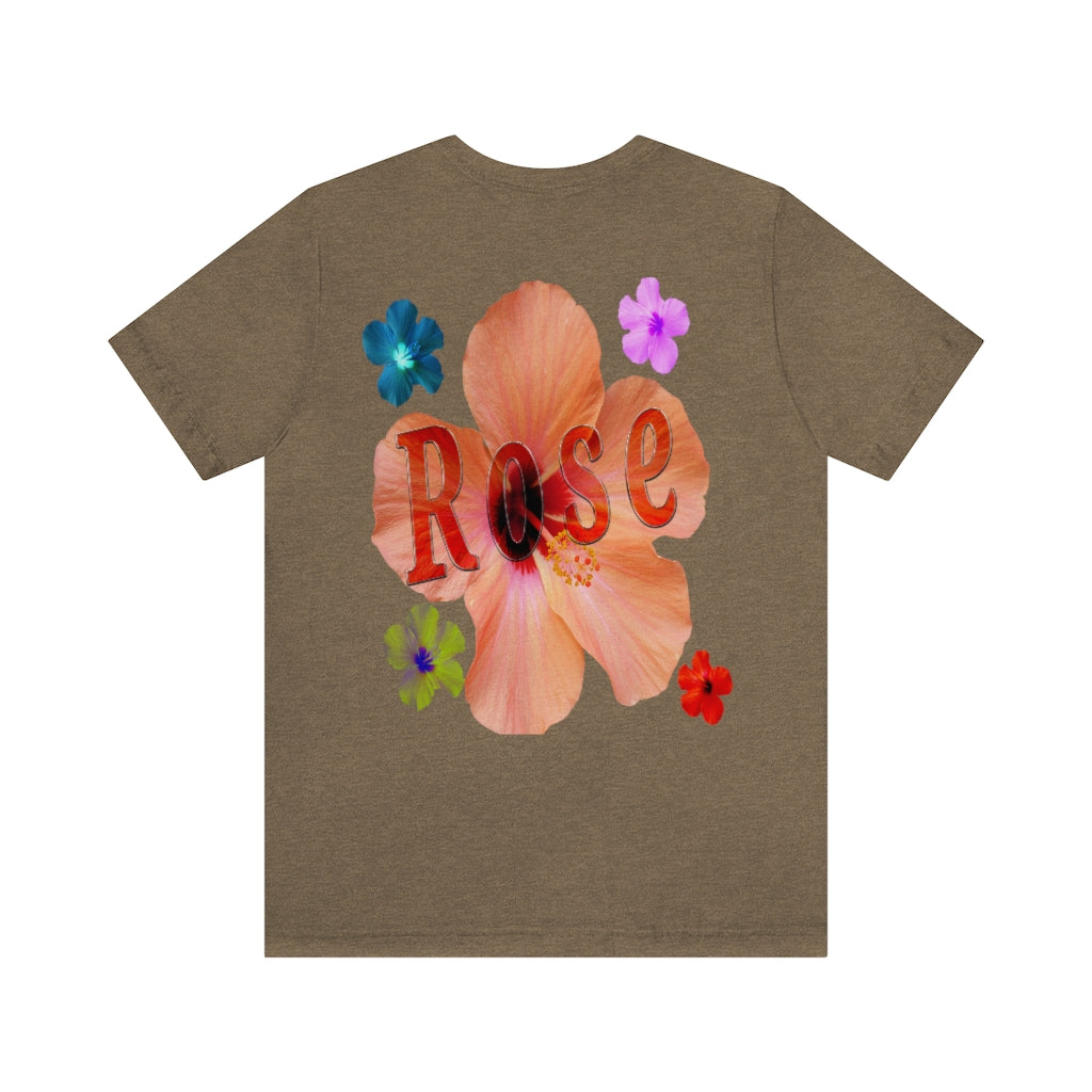 JESUS the Bread of Life & Rose - Unisex Jersey Short Sleeve Tee