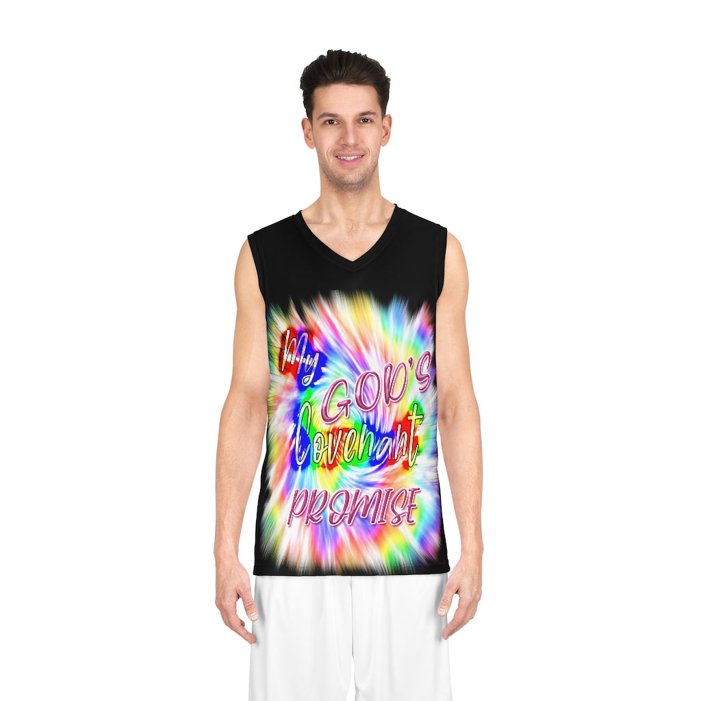 My God's Covenant Promise Gen 19:13 Basketball Jersey