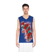 Load image into Gallery viewer, Jesus My King - Blue (Basketball Jersey)
