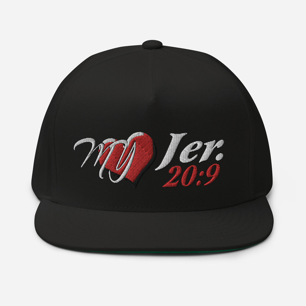 My Heart Jer 20:9 - Flat Bill Cap