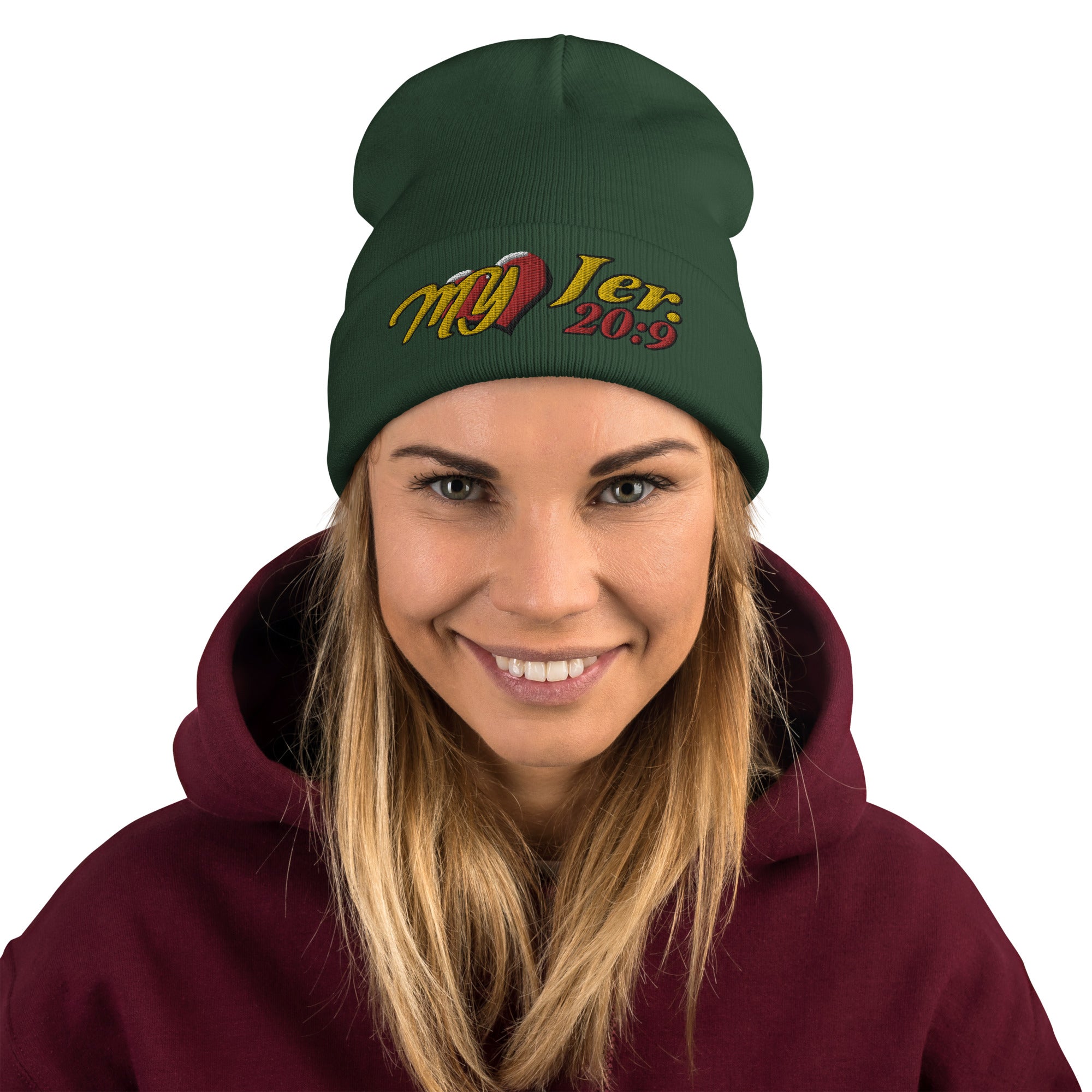 My Heart Jer 20:9 - Embroidered Beanie