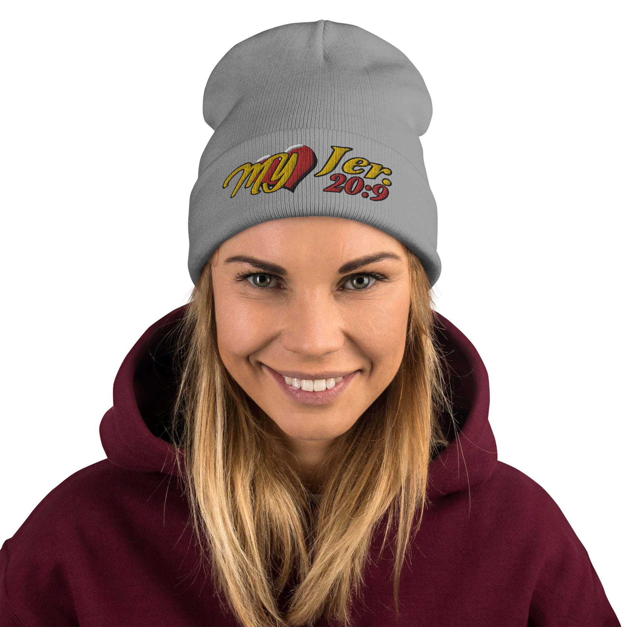 My Heart Jer 20:9 - Embroidered Beanie