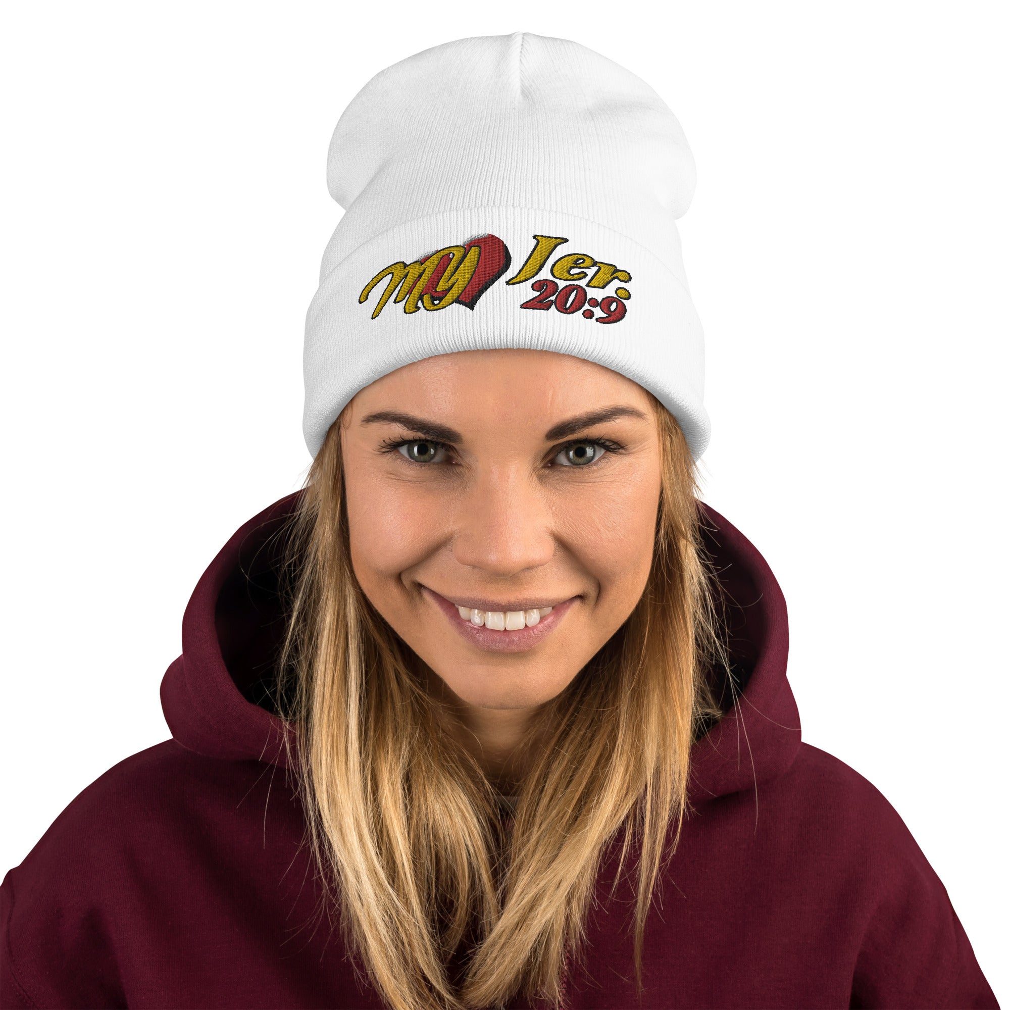 My Heart Jer 20:9 - Embroidered Beanie