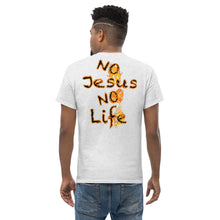 Load image into Gallery viewer, Know Jesus Know Life - No Jesus No Life - Men&#39;s classic tee
