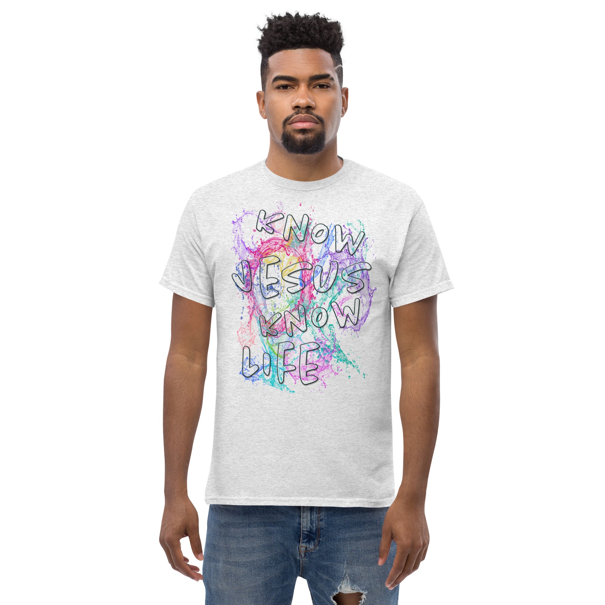 Know Jesus Know Life - No Jesus No Life - Men's classic tee