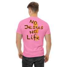 Load image into Gallery viewer, Know Jesus Know Life - No Jesus No Life - Men&#39;s classic tee
