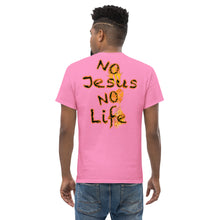 Load image into Gallery viewer, Know Jesus Know Life - No Jesus No Life - Men&#39;s classic tee
